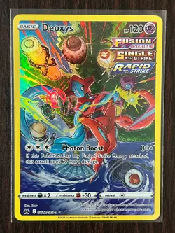 Deoxys GG12/GG70 Holo Crown Zenith Galarian Gallery Pokemon NM - Image 1