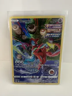 Deoxys GG12/GG70 Holo Crown Zenith Galarian Gallery Pokemon NM Card - Image 1