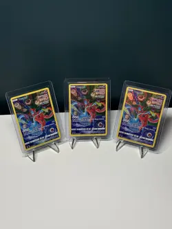3x Deoxys GG12/GG70 Holo Rare Pokemon Crown Zenith Galarian Gallery NM - Image 2