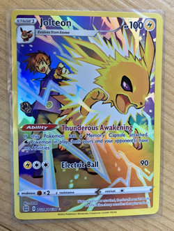 Jolteon TG04/TG30 Swsh09: Brilliant Stars Trainer Gallery Holo Awesome Pokemon - Image 1