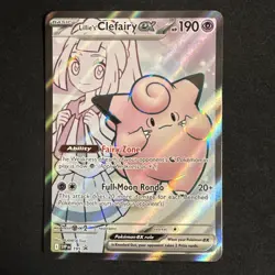 Pokemon TCG | Lillie’s Clefairy ex SVP 195 Promo | Scarlet & Violet Promo - Image 1