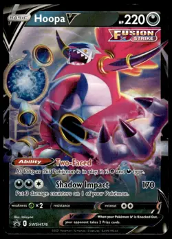 Pokemon TCG SWSH: Sword & Shield Promo Cards #SWSH176 Hoopa V Holo NM - Image 1