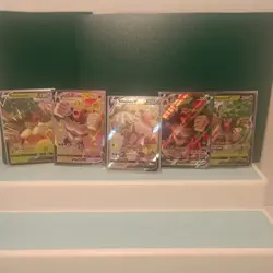 Pokemon VMAX & V Card Lot of 5 - Rillaboom V & V MAX 5 Cards FULL ART ALT. - Image 1