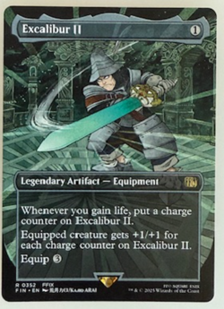 Magic the Gathering: Excalibur II (Borderless) Final Fantasy Regular NM - Image 1
