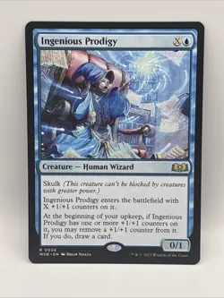 Ingenious Prodigy NM RARE Wilds of Eldraine MTG 0056 Near Mint Regular - Image 1