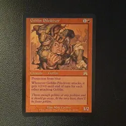 Goblin Piledriver Onslaught NM Rare Magic the Gathering MTG - Image 1