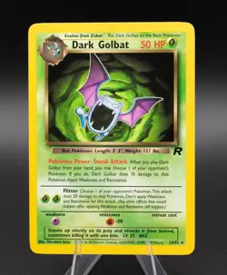 NM Dark Golbat Rare Pokemon Card Team Rocket 24/82 TCG 2000 WOTC - Image 1