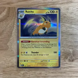 Raichu 026/165 Sv: Scarlet & Violet 151 Holo - Pokemon TCG - Image 1