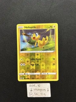 Pokemon Crown Zenith - Helioptile - 049/159 - REVERSE Holo - M/NM - Image 1