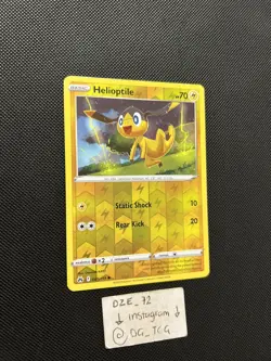 Pokemon Crown Zenith - Helioptile - 049/159 - REVERSE Holo - M/NM - Image 3