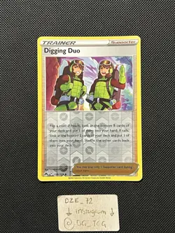 Pokemon Crown Zenith - Digging Duo - 126/159 - Reverse Holo - M/NM - Image 1