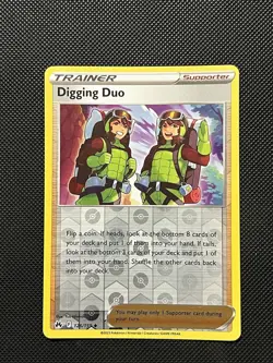 Pokemon Crown Zenith - Digging Duo - 126/159 - Reverse Holo - M/NM - Image 2
