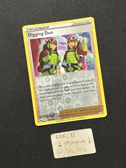 Pokemon Crown Zenith - Digging Duo - 126/159 - Reverse Holo - M/NM - Image 3