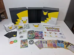 Opened Box Pokemon 25th Anniversary Celebrations Elite Trainer Lot T8 - Image 1