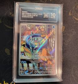 2024 POKEMON SCR EN-STELLAR CROWN #148 SQUIRTLE TAG 10 - Image 2