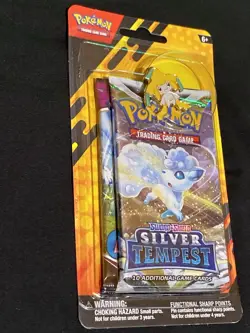 Pokemon Sword & Shield Silver Tempest 2 Booster Packs with Jirachi Pin - Image 1