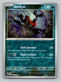 Reverse Holo Darkrai 136/197 Rare Obsidian Flames Pokemon - Image 1