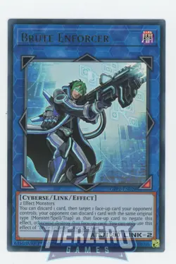 Yugioh Brute Enforcer GFP2-EN026 Ultra Rare 1st Edition Near Mint - Image 1