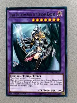 Dark Magician Girl the Dragon Knight LEDD-ENA36 1st Edition LP - Image 1
