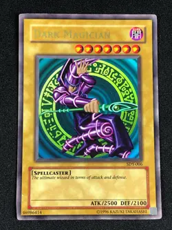 YUGIOH DARK MAGICIAN SDY-006 ULTRA HP/CREASES - Image 1