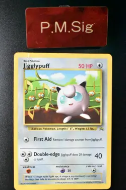 Jigglypuff No. 39 Grey Star Corocoro Comics Promo 1999 Glossy Rare Pokemon Card - Image 1