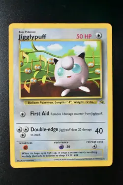 Jigglypuff No. 39 Grey Star Corocoro Comics Promo 1999 Glossy Rare Pokemon Card - Image 2