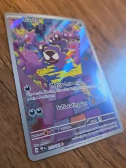 Pokemon Gastly 177/162 SV05 Temporal Forces Illustration Rare Holo Card - Image 2