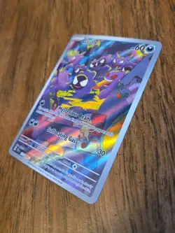 Pokemon Gastly 177/162 SV05 Temporal Forces Illustration Rare Holo Card - Image 3