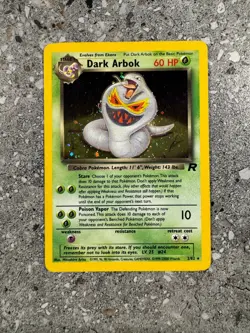 Pokemon TCG Cards Dark Arbok 2/82 Team Rocket Holo Rare EXC - Image 1