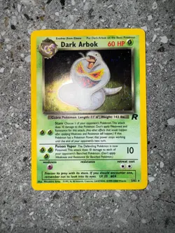 Pokemon TCG Cards Dark Arbok 2/82 Team Rocket Holo Rare EXC - Image 3