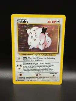 Clefairy - 5/102 - Pokemon Base Set Unlimited Holo Rare Card WOTC LP - Image 1