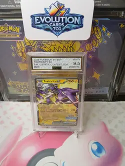 Pokemon Card AGS 9.5 Toxtricity Ex #215 Mint+ Illustration Contest 2024 - Image 1