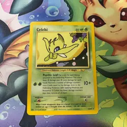Celebi 16/64 Neo Revelation – Rare Non-Holo Unlimited WOTC Pokemon Card MP - Image 1