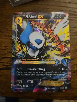 Pokemon TCG XY Promo M Absol EX Card XY63 Holo English Edition NM - Image 1