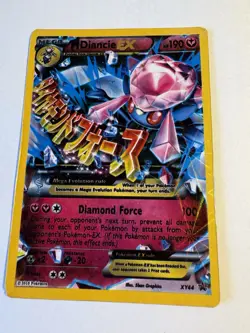 Pokemon TCG Mega-Diancie-EX Holo Card XY XY44 Never Used - Image 1