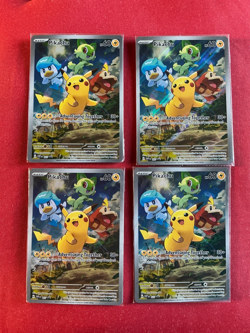 (X4) Pikachu 027 Sv: Scarlet & Violet Promo Cards Holo - Image 1
