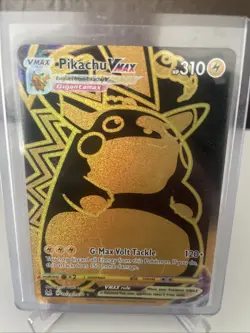 Pokemon Pikachu TCG Lost Origin VMAX Gold Holo Card TG29/TG30 2022 NM - Image 1