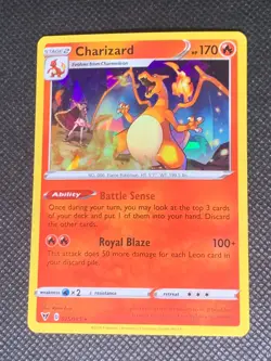 Charizard 025/185 Cracked Ice - Vivid Voltage Deck Pokemon Card - LP - Image 1