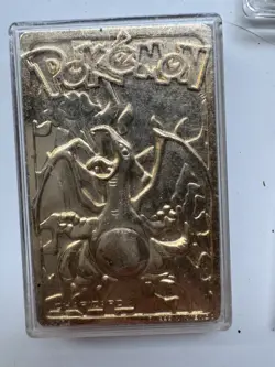 LOT OF 4 GOLD POKEMON CARDS VINTAGE 23 KT GOLD PLATED BURGER KING - Image 2