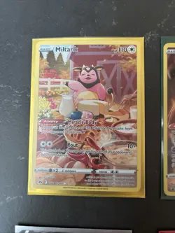 Pokemon Card Lot Of 8 Full Art And V Nm Condition With Acanine - Image 2