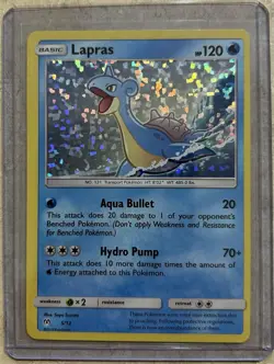 POKEMON TCG - LAPRAS HOLO - 2019 MCDONALDS - 5/12 - LP-EXC - Image 1