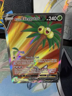 Alolan Exeggutor V (Full Art) 071/078 Pokemon GO Holo - Image 1