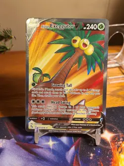 Alolan Exeggutor V (Full Art) 071/078 Pokemon GO Holo - Image 1