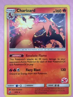 Pokemon battle academy Charizard Dragon Majesty Card 3/70 Non-Holo, NM - Image 1