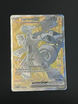 Pokemon TCG Zekrom ex Full Art 158/086 Black Bolt NM English - Image 2