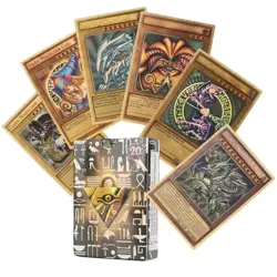 Hot 55Pcs Yu-Gi-Oh Gold Foil Cards - Blue Eyes, Exodia, Egyptian Gods - Image 1