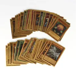 Hot 55Pcs Yu-Gi-Oh Gold Foil Cards - Blue Eyes, Exodia, Egyptian Gods - Image 2