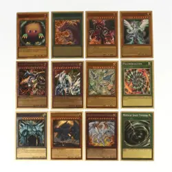 Hot 55Pcs Yu-Gi-Oh Gold Foil Cards - Blue Eyes, Exodia, Egyptian Gods - Image 5