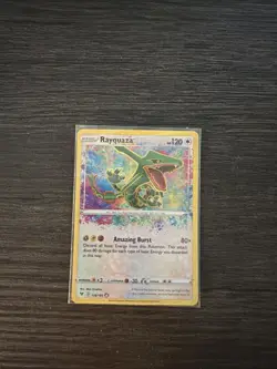 Pokemon Rayquaza Vivid Voltage 138/185 Amazing Rare Holo TCG Card - Image 1