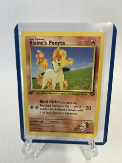 Pokemon Card - Blaine's Ponyta Gym Challenge 1st Edition 64/132 Common - Image 1
